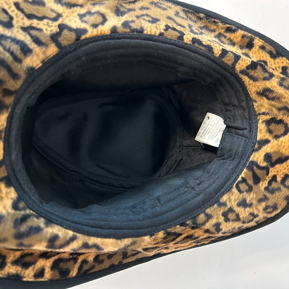 RAINFOREST CAFE LEOPARD PRINT SAFARI HAT - Picture 4 of 5
